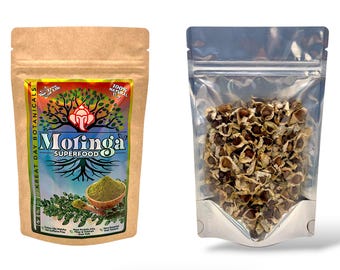 Nährstoffreiche geflügelte Moringa Oleifera-Samen - Für Ihren Garten & gesundes Naschen