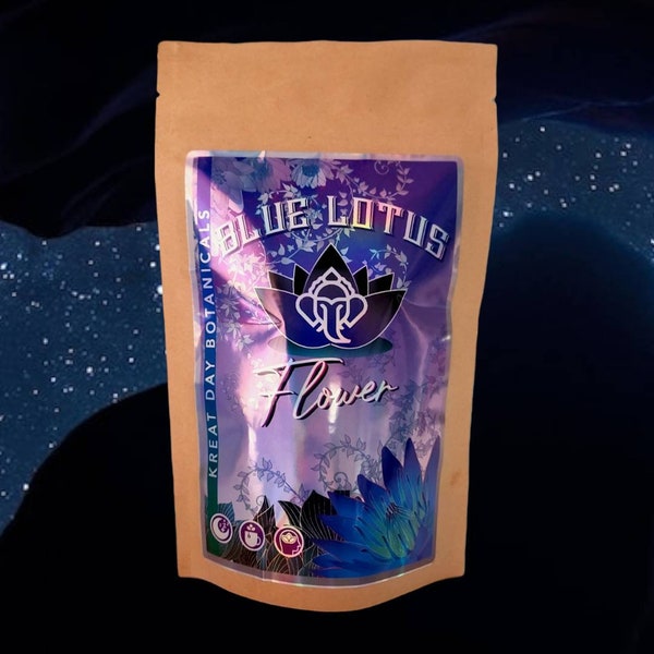 Blue Lotus Flower Etsy