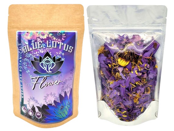 Whole Dried Blue Lotus Flower