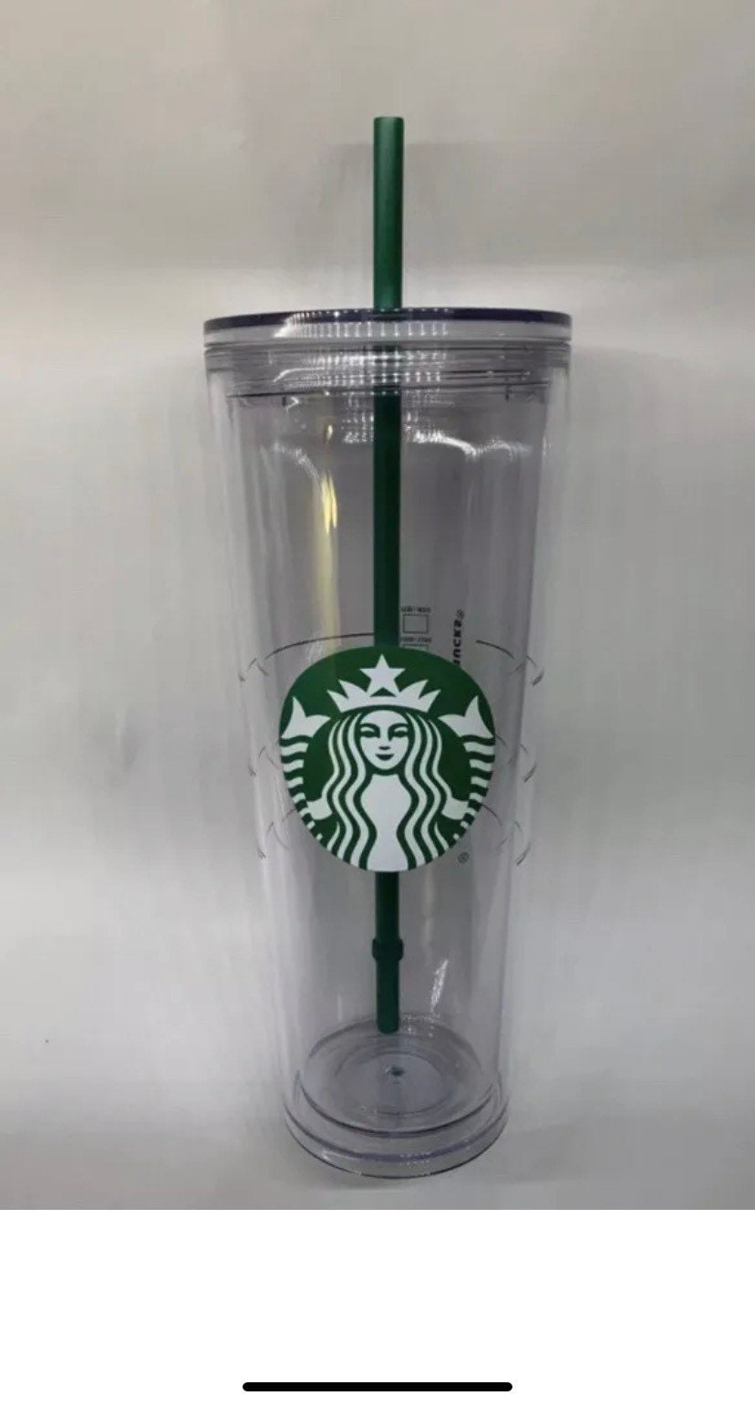Set of 10 Starbucks clear venti tumblers