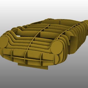 Porsche 550 Spyder Style Metal Shaping Buck Pattern Plans