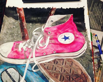ART Pink Converse