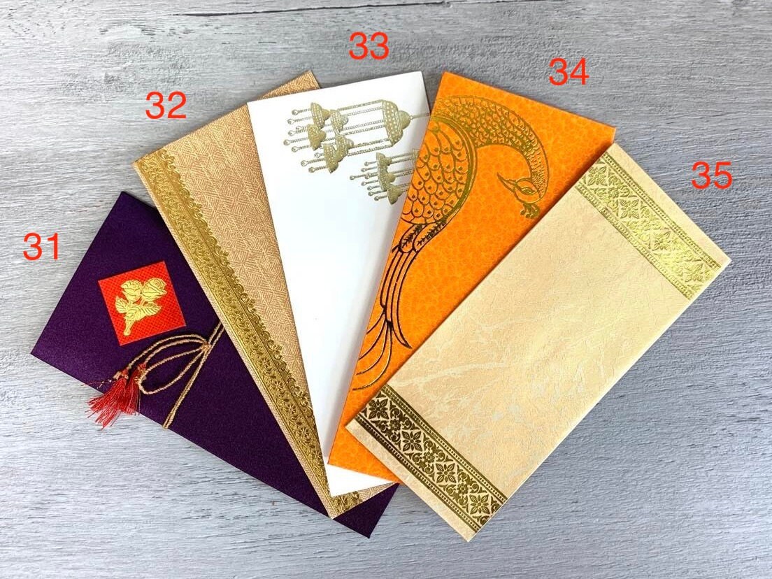 Money Gift Envelopes / Indian Wedding Gift Favours / Mehndi Etsy UK