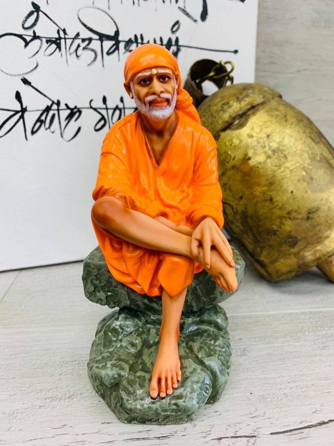 Shirdi Sai Baba for Home Decor, Temple, Prayer Room Etsy