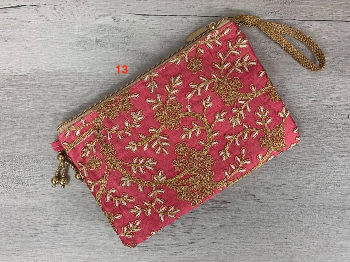 Indian Ethnic Clutch Bag / Indian Wedding Gift Favours / Etsy UK