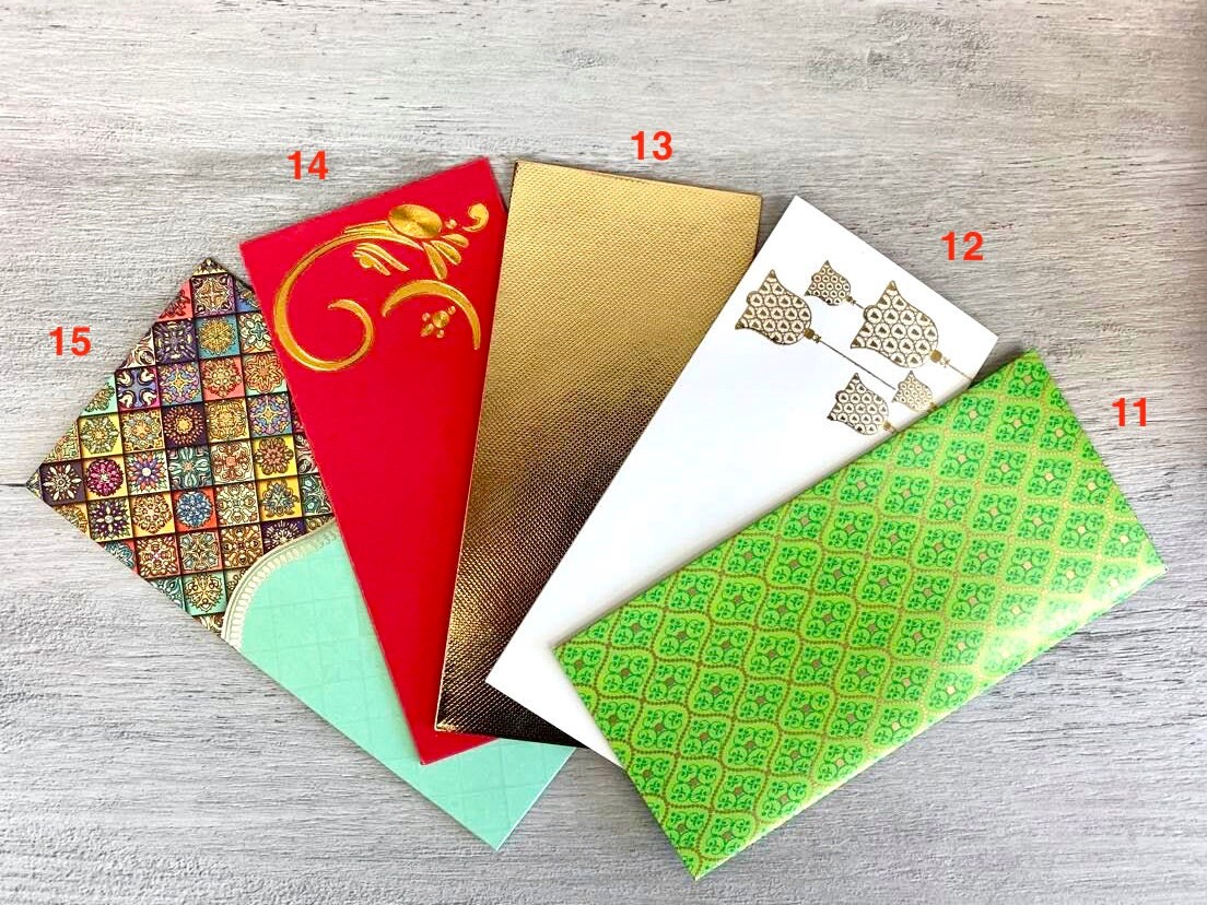Money Gift Envelopes / Indian Wedding Gift Favours / Mehndi Etsy UK