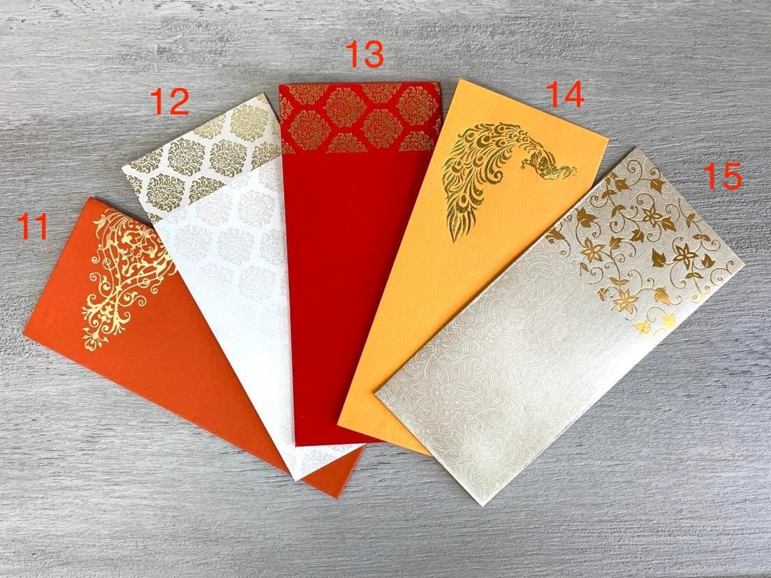 Money Gift Envelopes / Indian Wedding Gift Favours / Mehndi Etsy UK