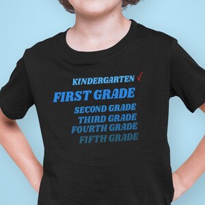 Elementary School Kids Shirt - Back to School shirt - 1st day of School - 1st Grade Shirt - First Grade Shirt - First Day of School Kids Tee