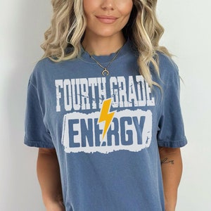 Fourth Grade Teacher shirt back to school 2023 fourth grade team 4th grade elementary Teaching teacher appreciation mens new comfort colors