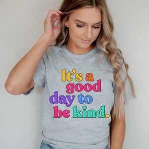 Inspirational Teacher Shirt You can do hard things cute new teacher be kind Teacher Life Kindness Be Kind Teach Gift Appreciation Rainbow