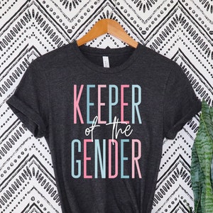 Keeper of the Gender Shirt Gender Reveal Party Shirts Team - Etsy