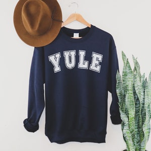 Yule Christmas Sweatshirt - College Varsity Sweater - Christmas Movie - Modern Christmas - Xmas Womens - Classic Christmas - Ivy League