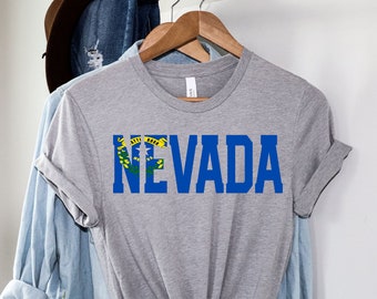 Nevada Shirt - Moving to Nevada - New Job Nevada Reno Las Vegas Nevada T-Shirt Nevada Pride Tee Mens Womens Nevada State flag Gift New Home