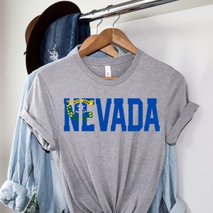 Nevada Shirt - Moving to Nevada - New Job Nevada Reno Las Vegas Nevada T-Shirt Nevada Pride Tee Mens Womens Nevada State flag Gift New Home