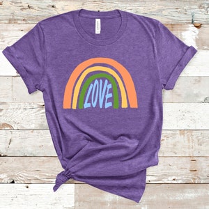 Rainbow Love Shirt - Love For All Shirt - Rainbow Shirt - Love is Love shirt -Equality Shirt -Love Wins - Diversity Shirt - Love T-shirt