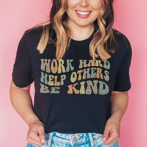 Inspirational Teacher Shirt Cute Teacher Shirts for Elementary School Teachers gifts Be kind Inclusion Tee Counselor Work Hard Student Teach
