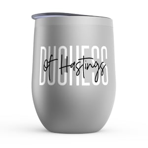 Bridgerton Wine Tumbler Glass Stainless Steel Bridgerton Gift Lady Whistledown Daphne Bridgerton Show Series Books Bridgerton Womens Mug