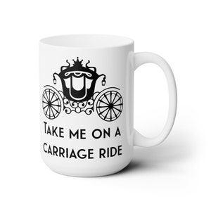 Bridgerton Season 3 gift for friend watch party Take Me on a Carriage Ride Romancing Mister Bridgerton obsessed Penelope Colin Polin mug