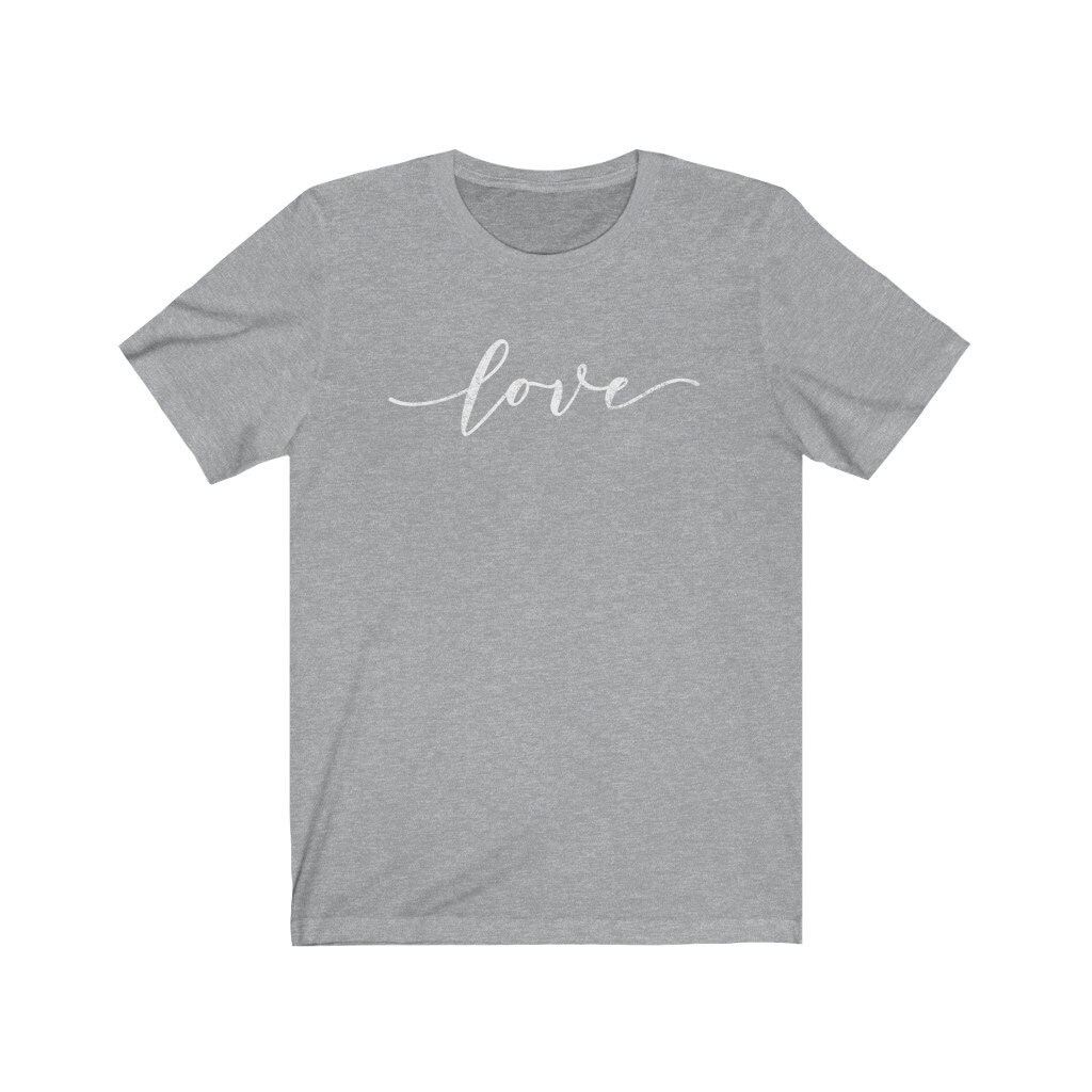 Love Shirt Love tee Love T-shirt Wife Gift Engagement | Etsy