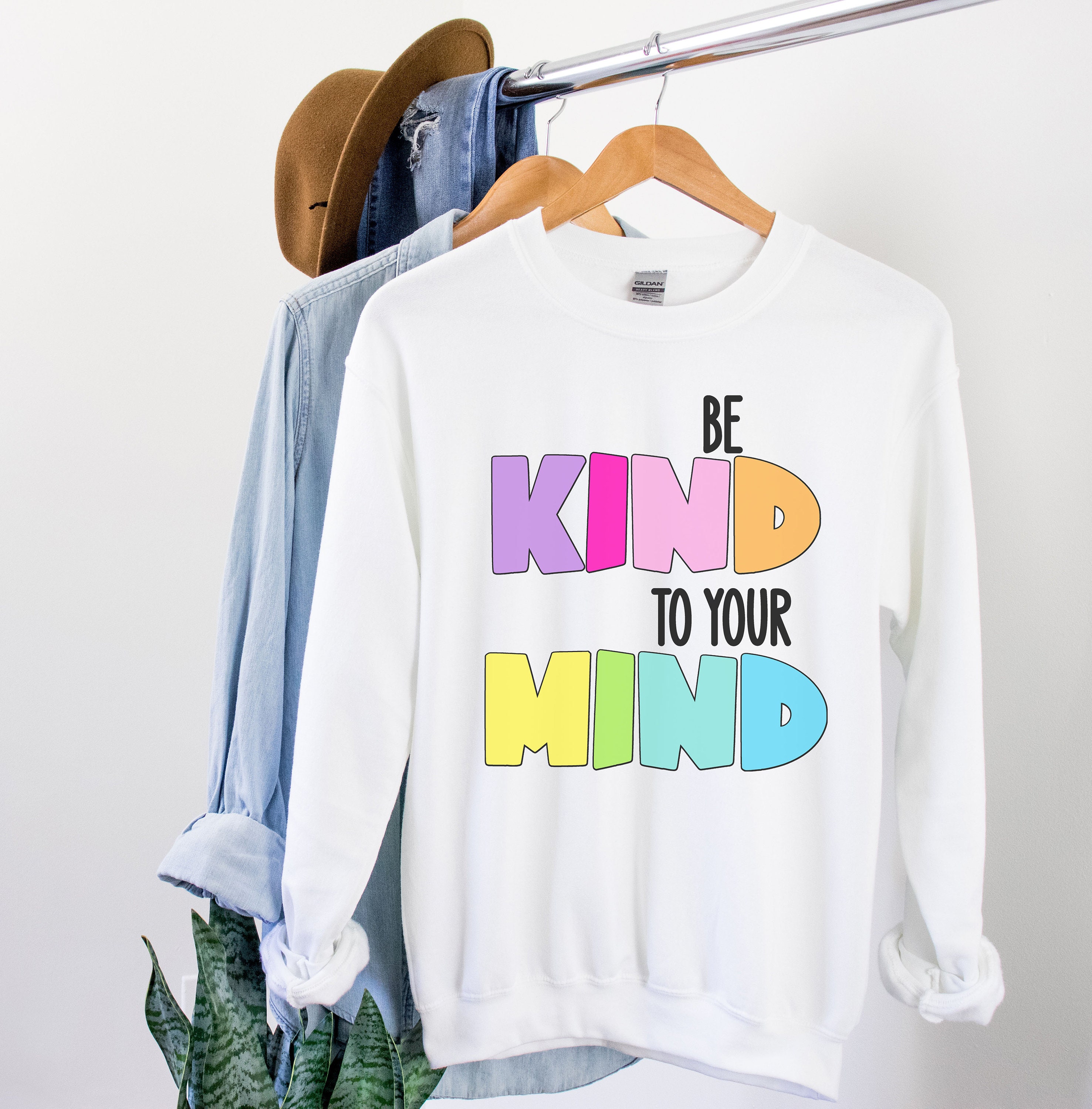 Mental Health Matters Sweatshirt Be Kind to Your Mind Mental Health Awareness Hoodie Shirt You Matter Teacher School Counselor Gift Rainbow Etsy