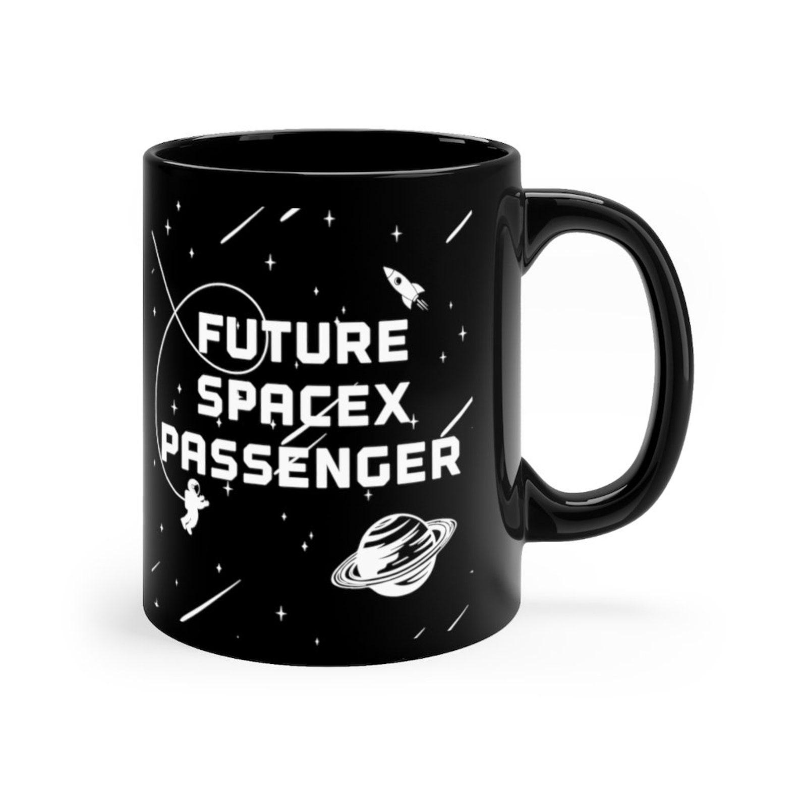 Future Spacex Passenger Coffee Mug Spacex Space Mug Etsy