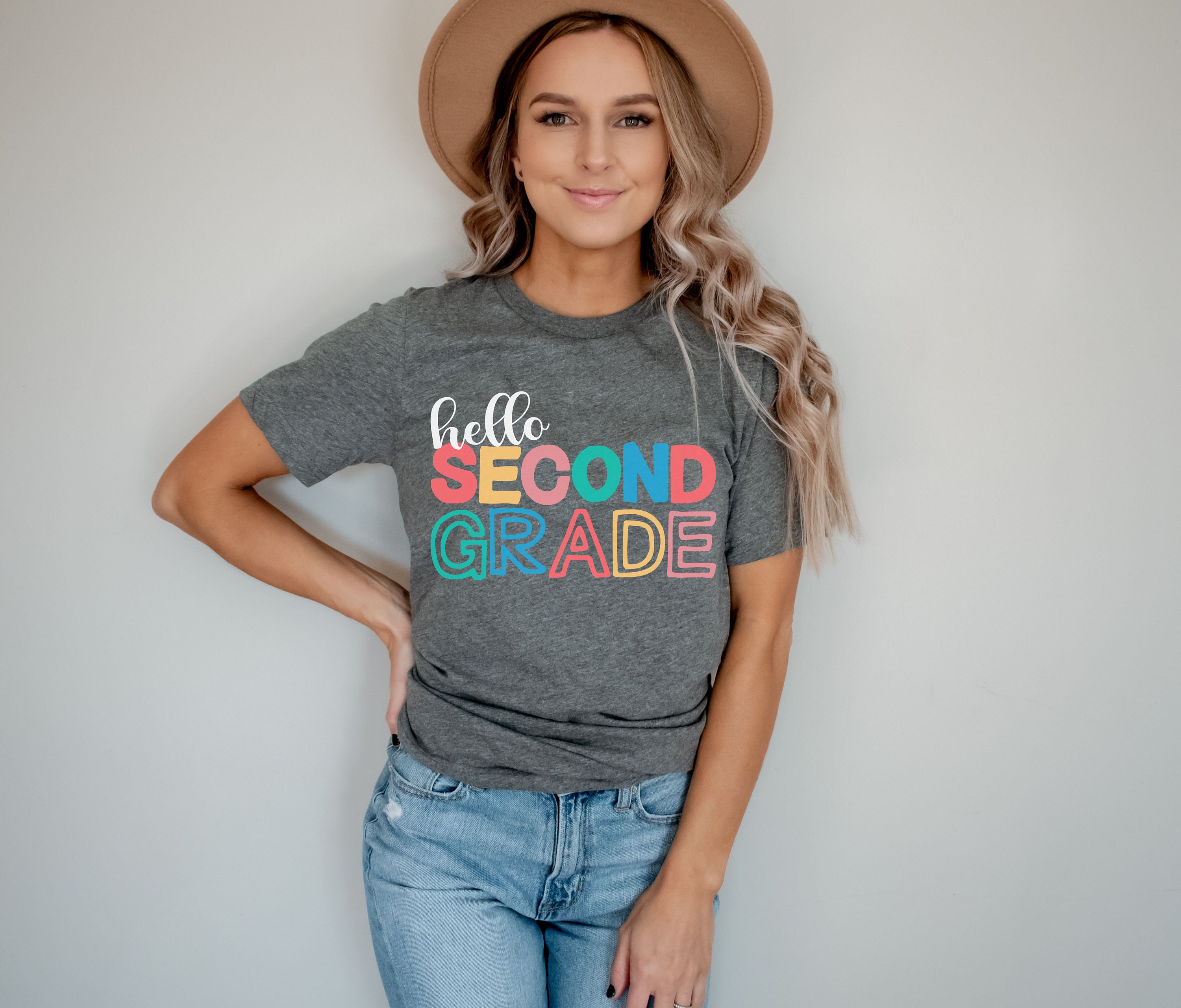 Second Grade Teacher Shirts 2nd Grade Teacher Tshirt - Etsy