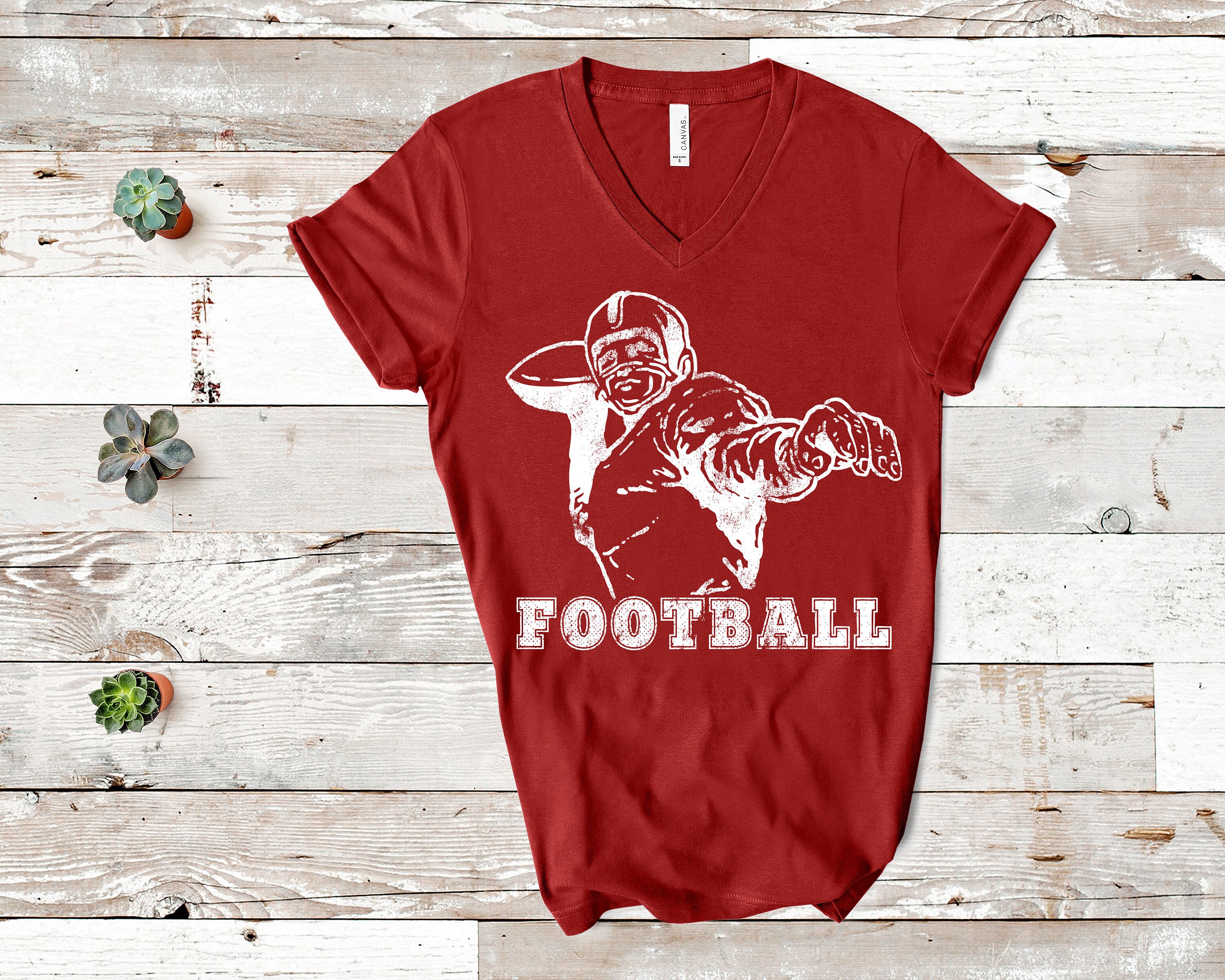 Football Shirt Football Tee Vintage Football Shirt Game Etsy
