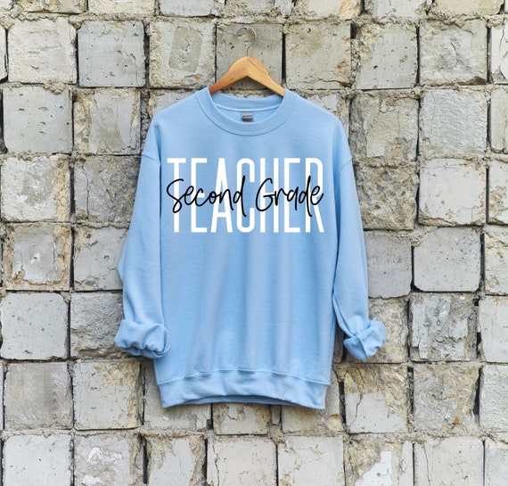 2nd Grade Teacher Sweatshirt Second Grade Teacher Shirt 2nd - Etsy