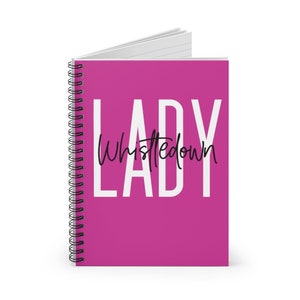 Lady Whistledown Spiral Notebook - Bridgerton gift her women - Bridgerton Show - Bridgerton School Office Supplies - Briderton Fan Book