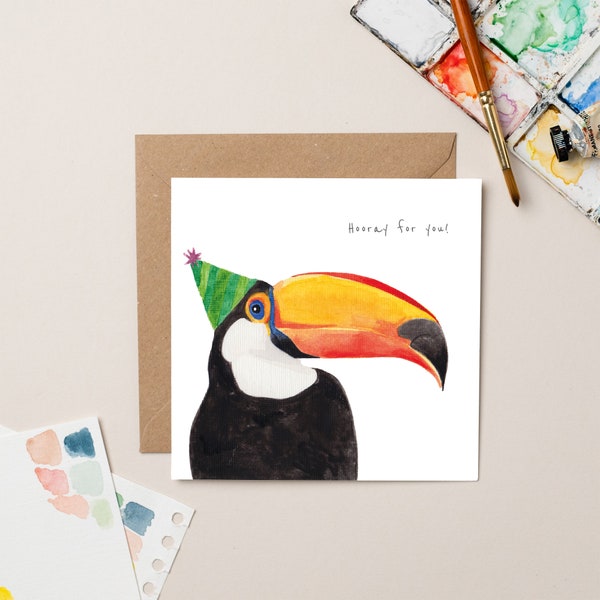 Party Toucan card