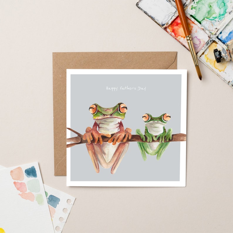 Father's Day Frog card image 1