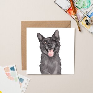 Cartão em branco para caridade StreetVet Alfie