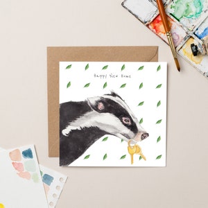 Badger met sleutelkaart