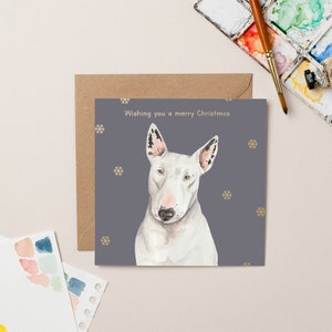 StreetVet Daisy Charity Tarjeta de Navidad Lámina dorada