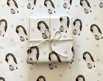 Carta da regalo a forma di pinguino di Natale