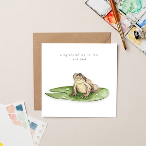 Cartão Frog New Pad