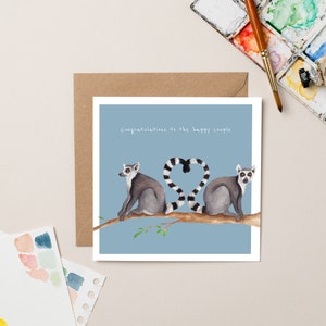 Happy Lemurs-kaart