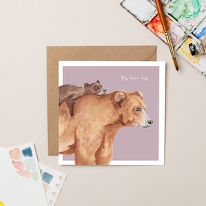 Big Bear-knuffelkaart