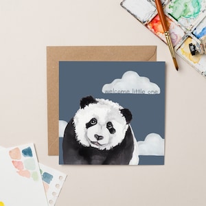 Cartão de boas-vindas Little One Panda