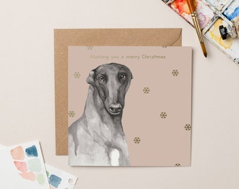 StreetVet Freddie Charity Christmas Card Gold Foil