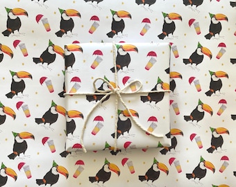 Party Toucan Wrapping Paper