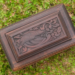 Secret Wooden Jewelry Box Christmas Gift Invisible dual Chambers Mystery Treasure Hidden Storage Jewellery Organizer Hand Carved Handmade