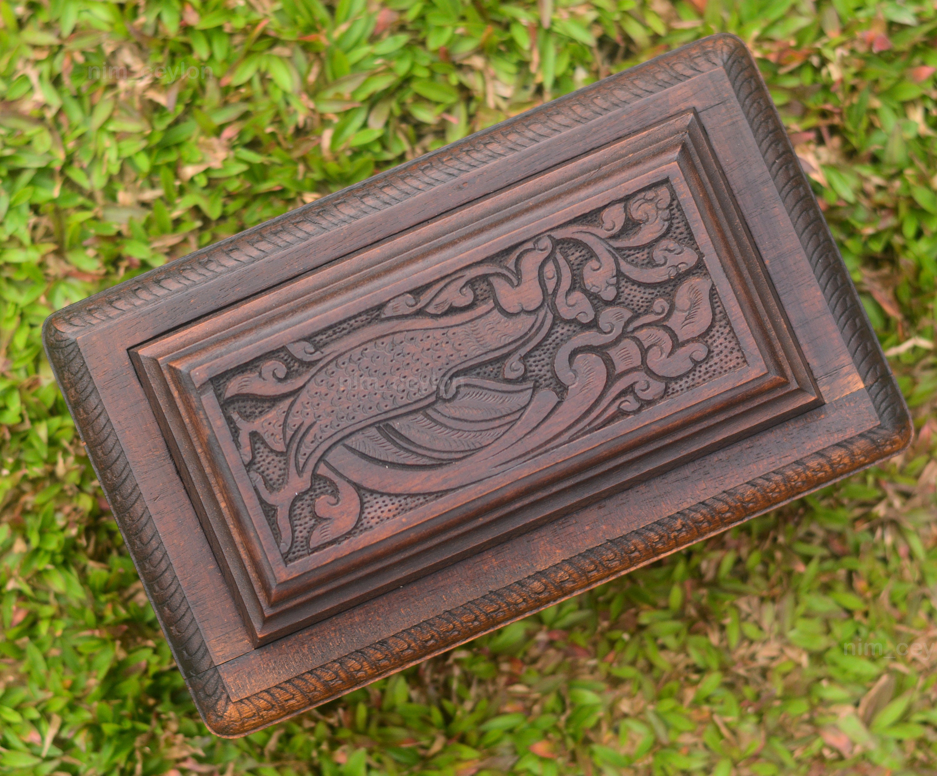 Secret Wooden Jewelry Box Christmas Gift Invisible dual Chambers Mystery Treasure Hidden Storage Jewellery Organizer Hand Carved Handmade