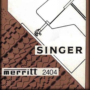 Singer Merritt 2404 _Manual de instrucciones _Formato PDF _Descarga digital