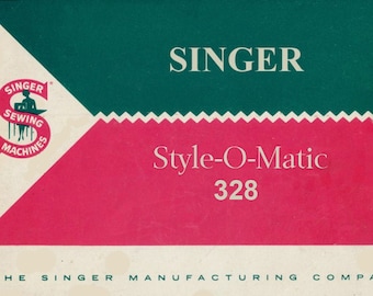 Manual de instrucciones _Singer 328 Style OMatic _Formato PDF _Descarga digital