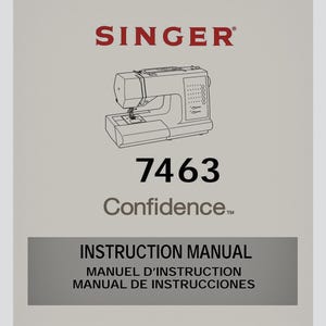 Singer 7463 _Manual de instrucciones _Descarga digital _Formato PDF
