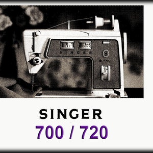 Singer  700 _720  Instruction Manual _PDF format _Digital Download