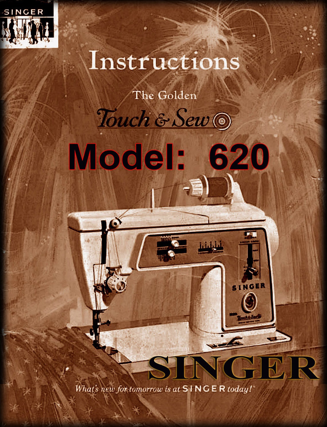 Singer 620 _golden Touch N Sew _sewing Machine _instruction Manual