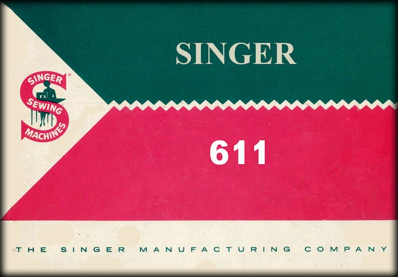 Singer 611 _Manual de instrucciones _Formato PDF _Descarga digital imagen 1