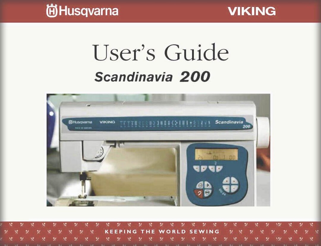 Husqvarna- Viking Scandinavia 200 _user Guide Manual _digital